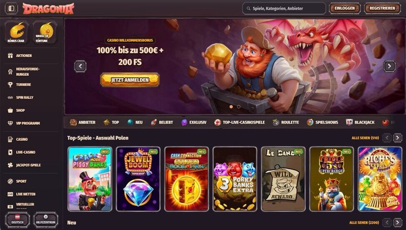Meilleur casino dragonia à France